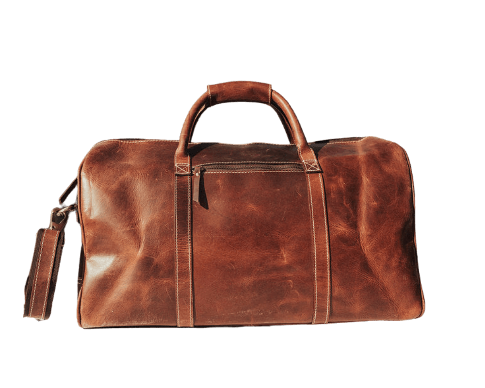 30L Weekender Leather Duffel Bag For Men (1)