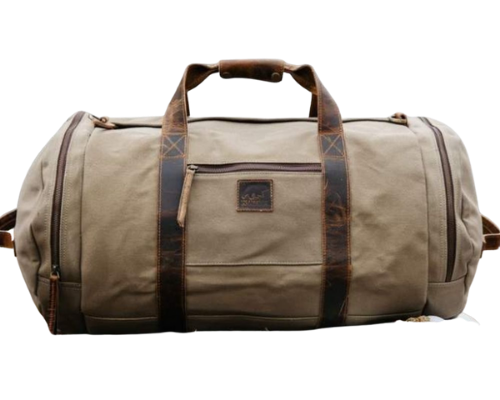 80L Iliamna Canvas Waterproof Travel Duffel Bag For Men