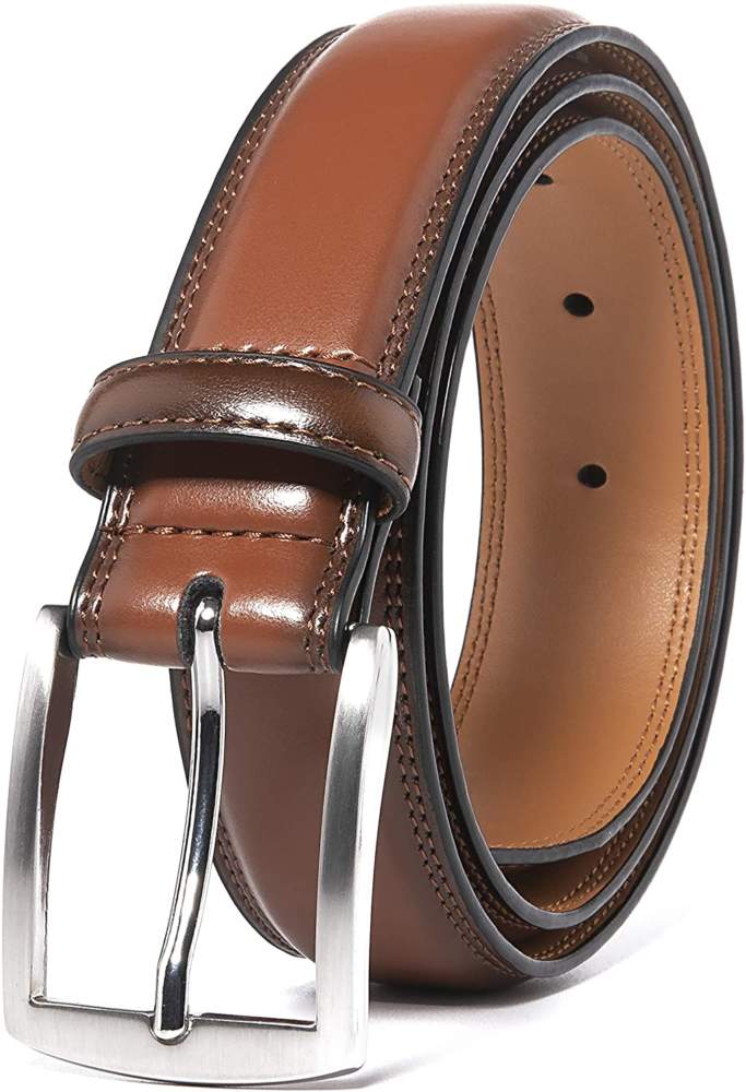 Fashion Classic Design Milorde's Men Genuine Leather Belt Single Prong Buckle 