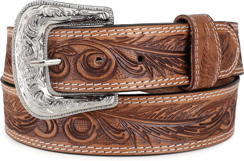Top 10: Tooled Leather Belts for Men 1