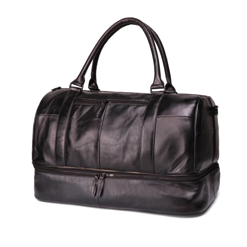 Large Carry On Leather Duffle Bag - Horizon Leathers