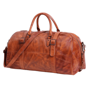 Men's Designer Leather Weekend Bag 8
