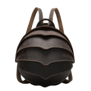 Pangolin Backpack Leather Retro Beetle Handmade Rucksack 5