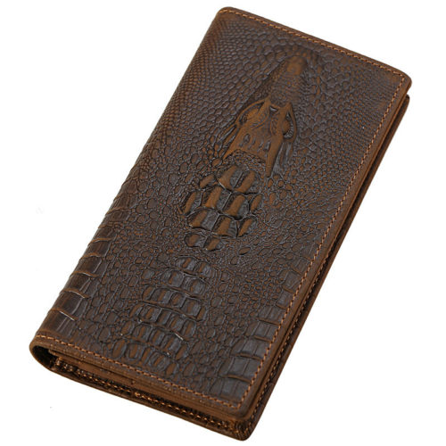 Men's Vintage Genuine Leather Long Wallet