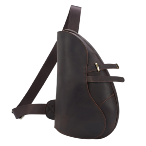Men's Genuine Leather Casual Crossbody Sling Bag 3