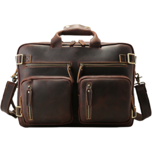 4 Ways Multifunctional Leather Briefcase for Men 7