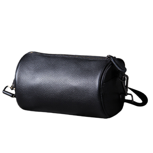 Men's Cylinder Leather Sling Bag 1