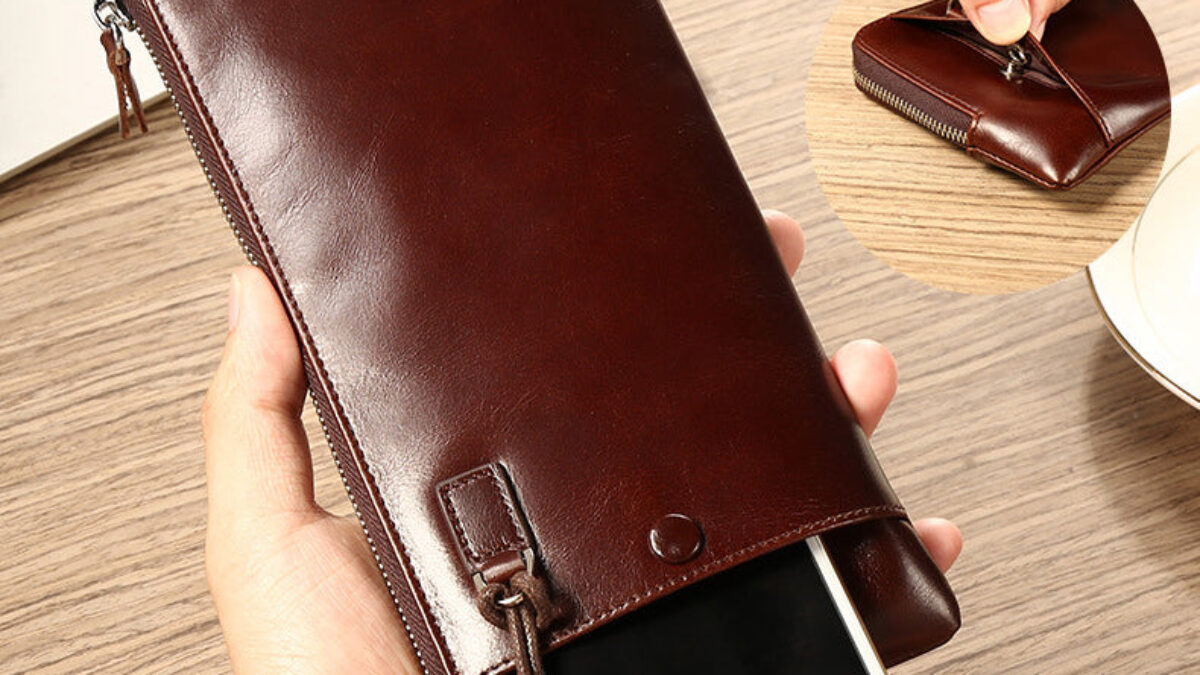 leather wallet with