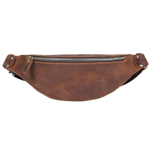 Men's Cowhide Leather Simple Sling Bag 7