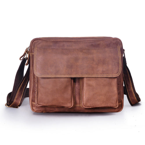 Urban Explorer Leather Messenger Bag - Horizon Leathers