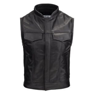 Men's Leather Rebel Vest